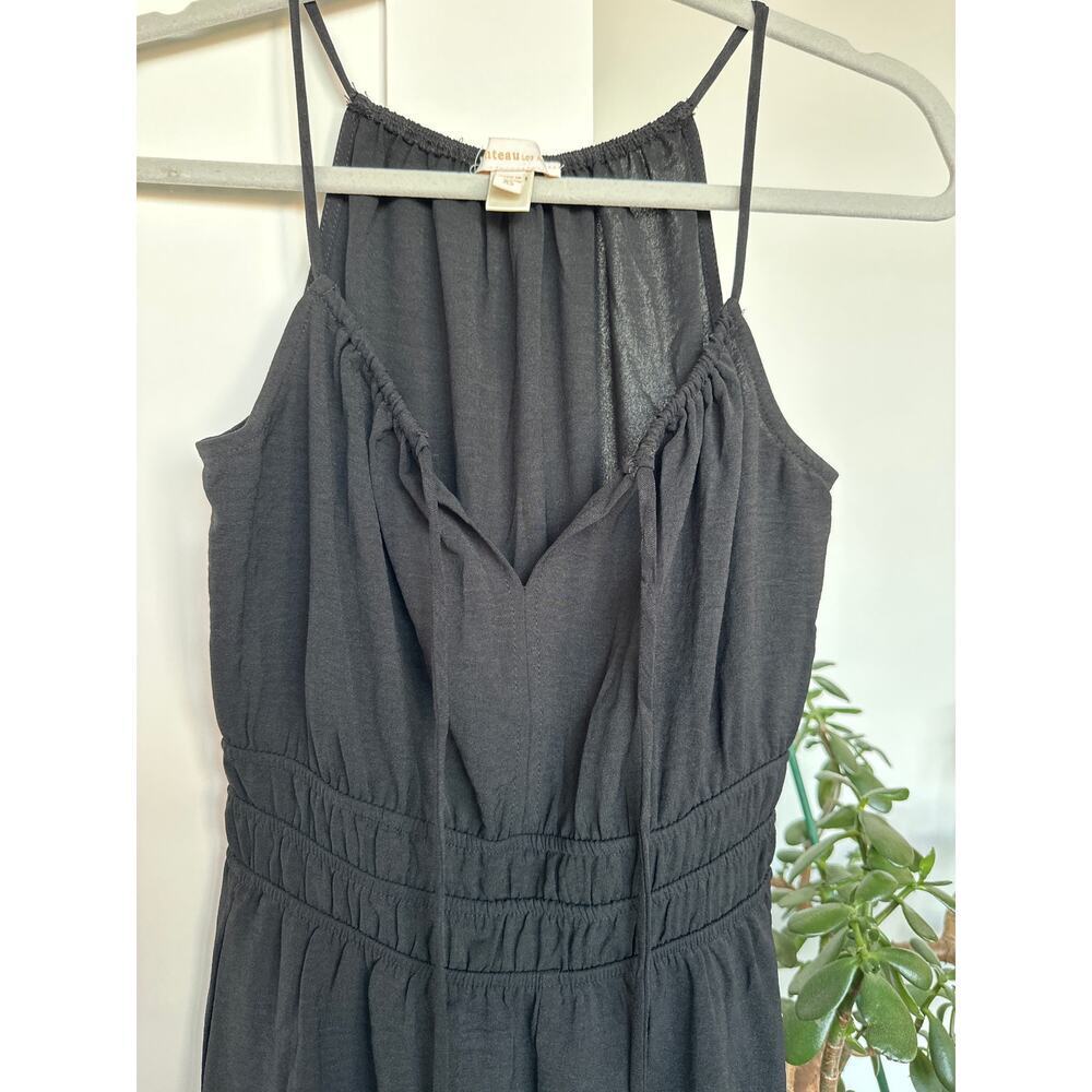 Monteau Los Angeles Women's Black Jumpsuit with Pockets Size XS - Picture 4 of 6